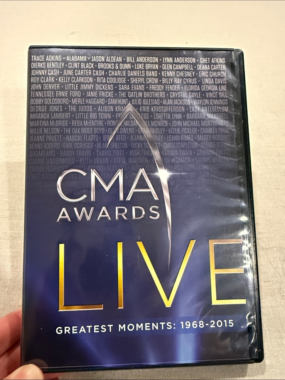 CMA Awards LIVE DVD - Blue & Gold Cover